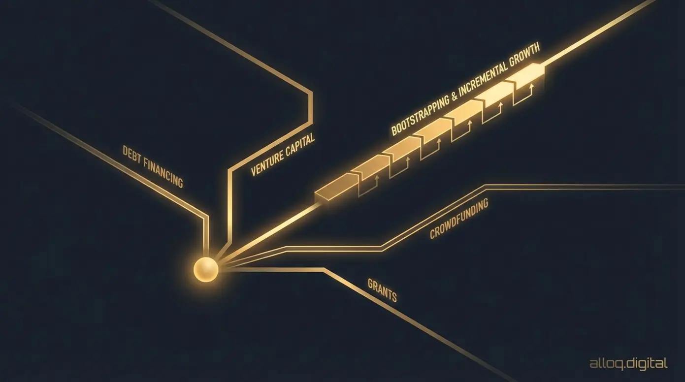 Verschiedene strategische Pfade zur Finanzierung der IT-Infrastruktur