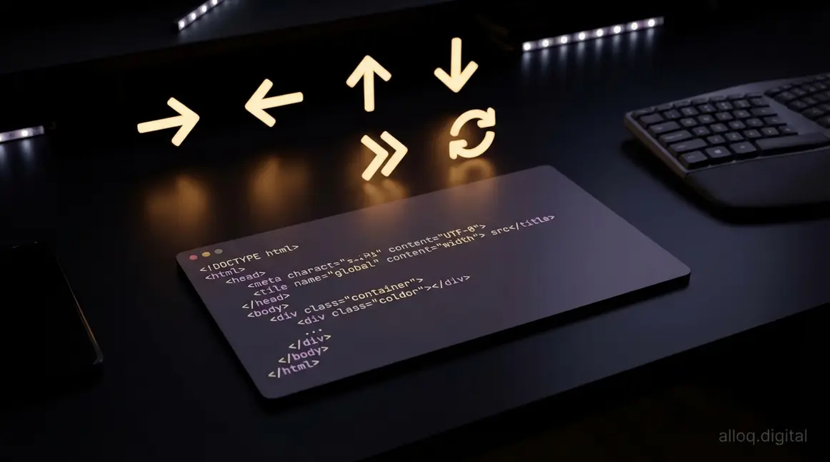 HTML Pfeil: Alle Codes, CSS-Hex & Accessibility-Guide