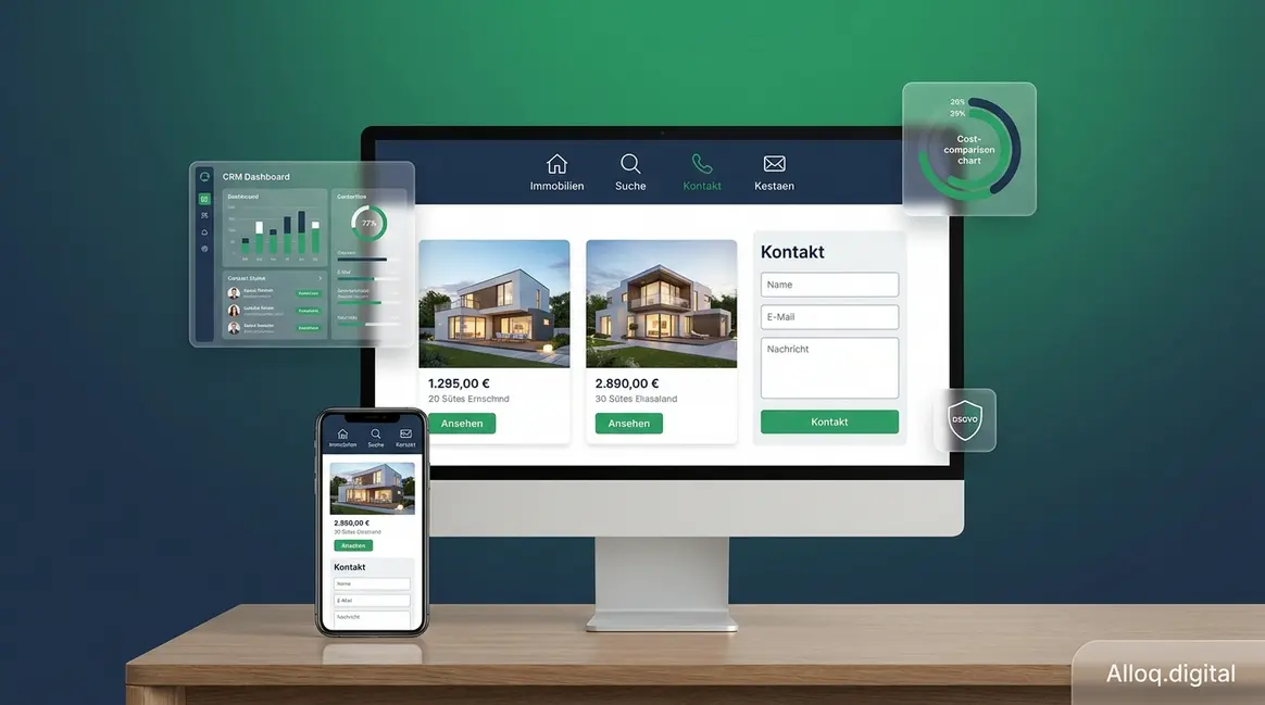 Website für Immobilienmakler: Plattformen & Kosten 2026